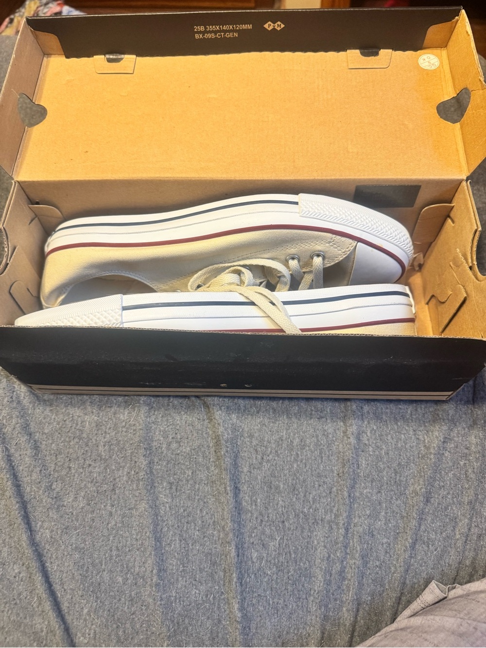 Converse Chuck Taylor All Dtar OX Low Top White Mens 13/ Women’s 15 New in Box - Picture 2 of 14